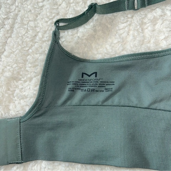 Maidenform Women’s Barely There Full Coverage Wireless Bra 2XL Green - Picture 3 of 3